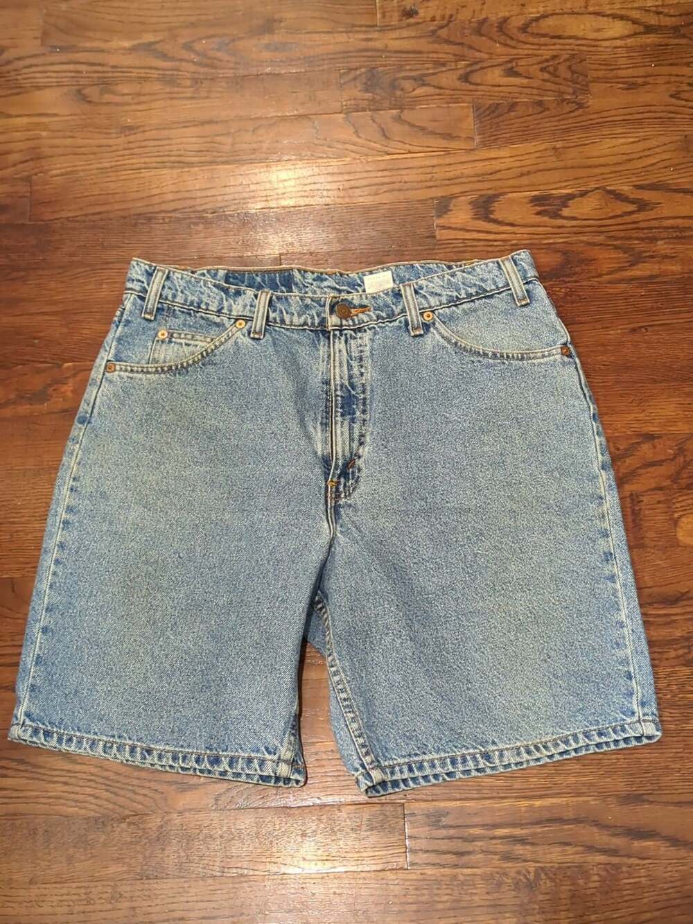 Levi's 550 Relaxed Fit Denim Shorts Size 36 Blue Cotton Vintage